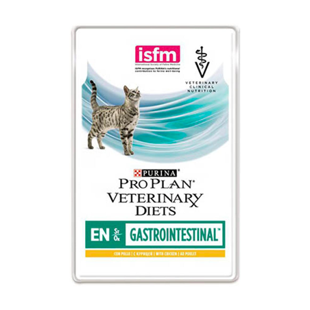 PPVD Feline EN - Gastroenteric Chicken | Wet (Saqueta) Caixa 10 Saquetas 85 g