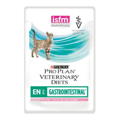 PPVD Feline EN - Gastroenteric Salmon | Wet (Saqueta) Caixa 10 Saquetas 85 g