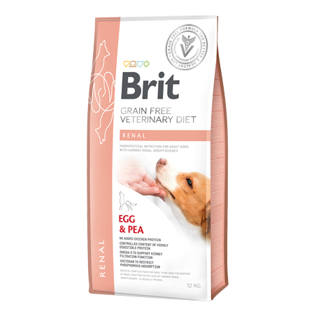 Brit Veterinary Diet Dog Renal Grain-Free Egg & Pea 2 kg