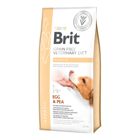 Brit Veterinary Diet Dog Hepatic Grain-Free Egg & Pea 2 kg