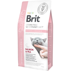 Brit Veterinary Diet Cat Hypoallergenic Grain-Free Salmon & Pea 400 g