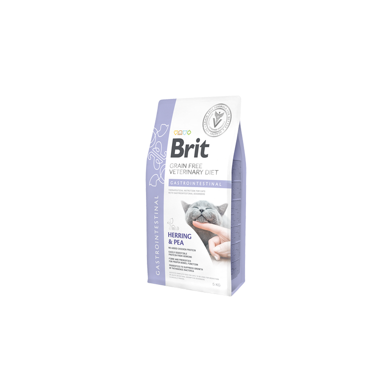 Brit Veterinary Diet Cat Gastrointestinal Grain-Free Herring & Pea 400 g