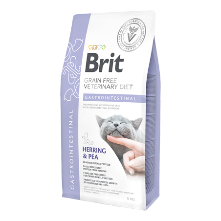 Brit Veterinary Diet Cat Gastrointestinal Grain-Free Herring & Pea 400 g