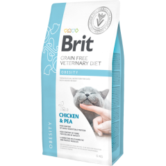 Brit Veterinary Diet Cat Obesity Grain-Free Chicken & Pea 2 kg