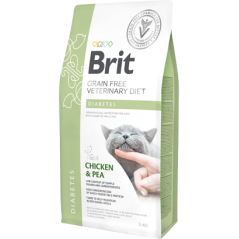 Brit Veterinary Diet Cat Diabetes Grain-Free Chicken & Pea 400 g