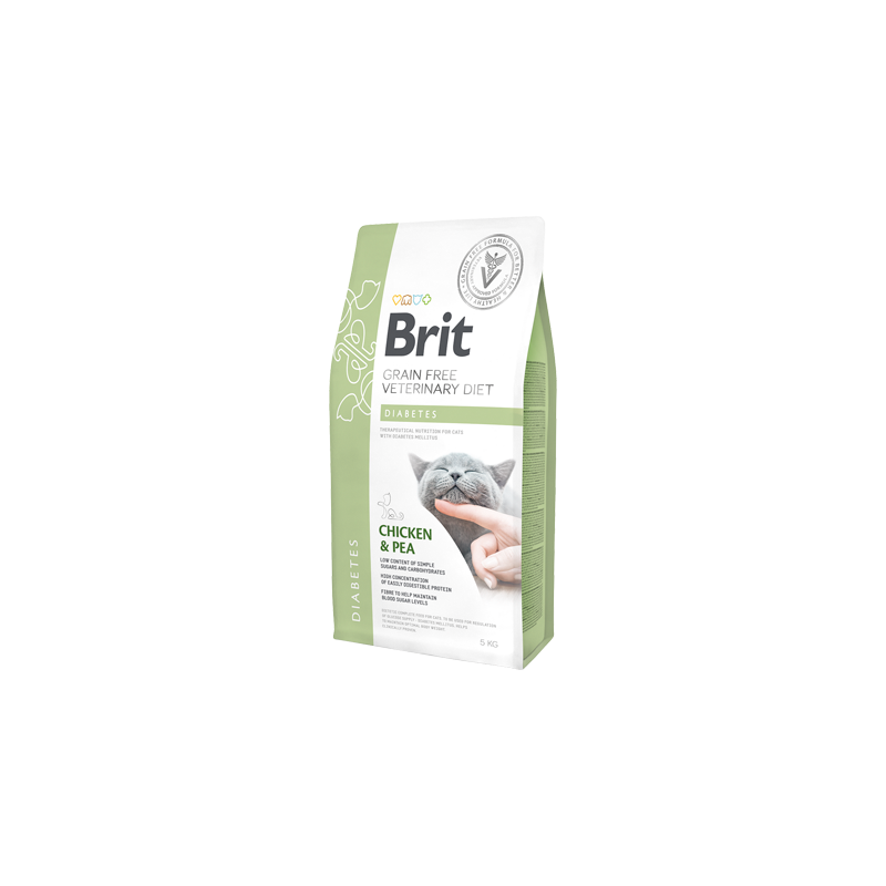 Brit Veterinary Diet Cat Diabetes Grain-Free Chicken & Pea 400 g