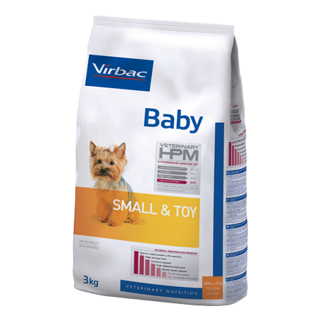 Virbac HPM Baby Dog Small & Toy 3 kg