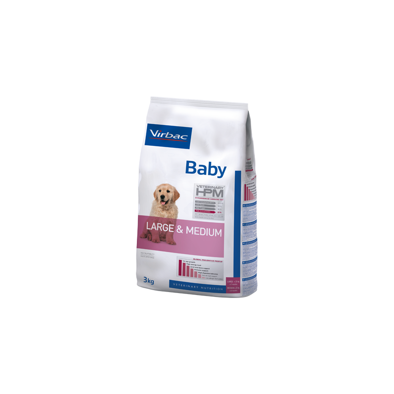 Virbac HPM Baby Dog Large & Medium 3 kg