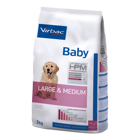 Virbac HPM Baby Dog Large & Medium 3 kg