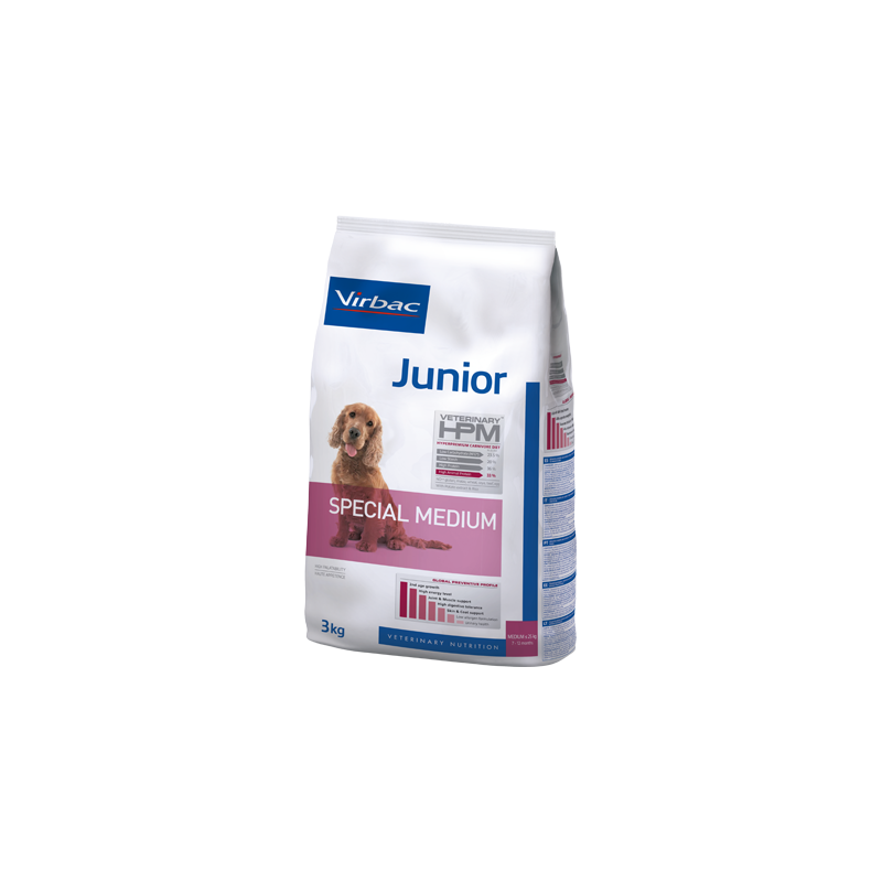 Virbac HPM Junior Dog Special Medium 3 kg