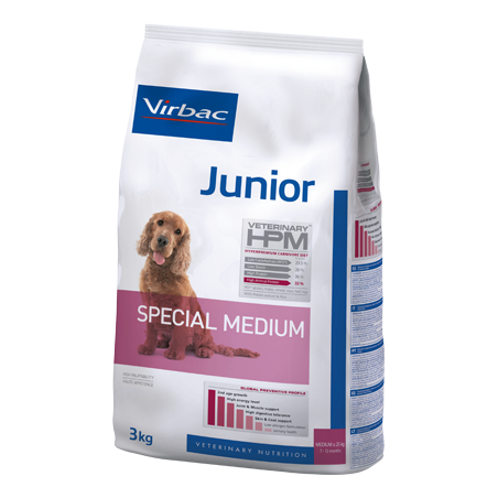 Virbac HPM Junior Dog Special Medium 3 kg