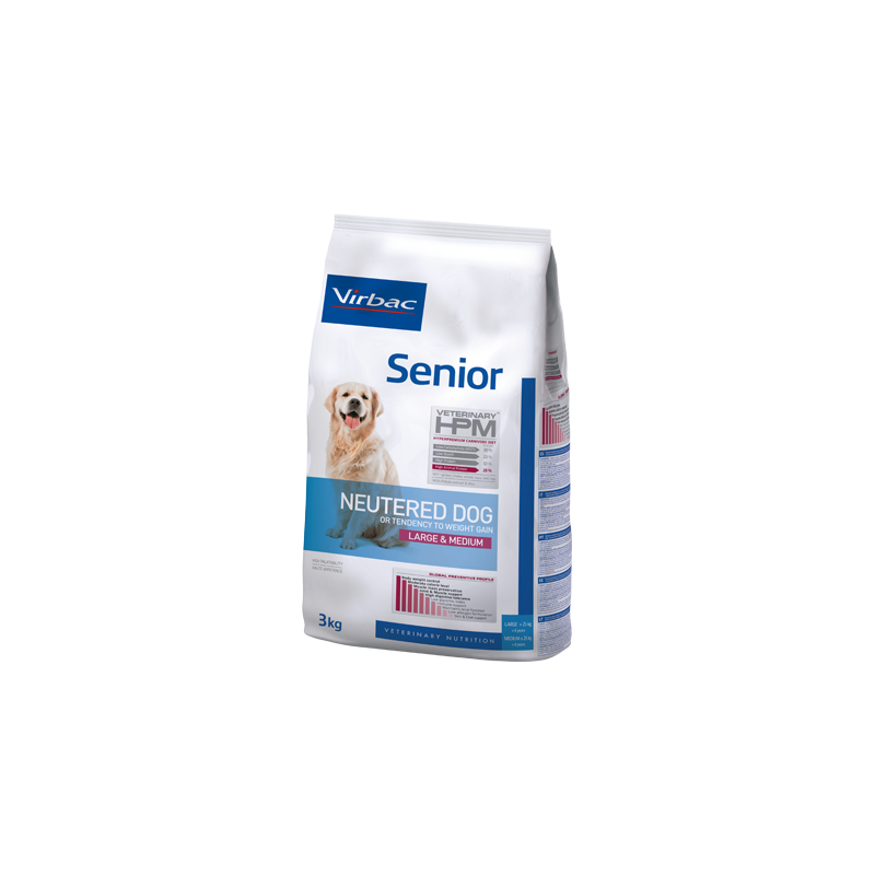 Virbac HPM Senior Neutered Dog Large & Medium 12 kg