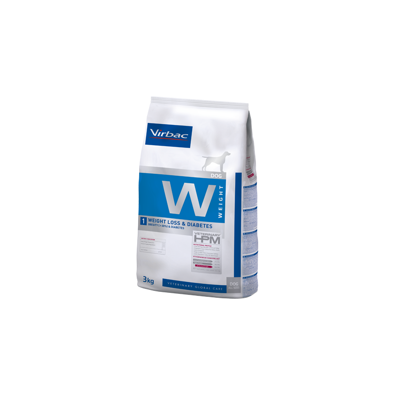 Virbac Veterinary HPM W1 Dog Weight Loss & Diabetes 3 kg