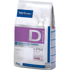 Virbac Veterinary HPM D1 Dog Dermatology Support 3 kg