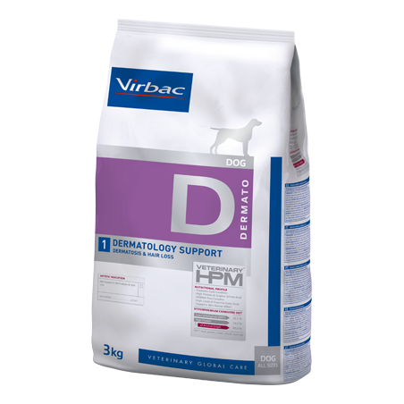 Virbac Veterinary HPM D1 Dog Dermatology Support 3 kg