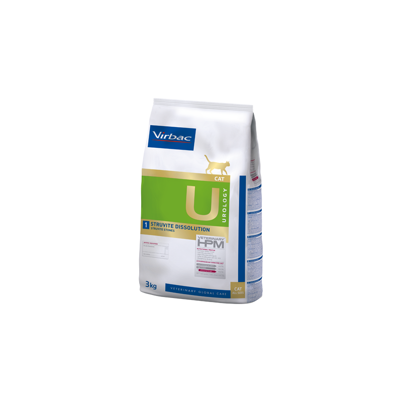 Virbac Veterinary HPM U1 Cat Struvite Dissolution 1,5 kg