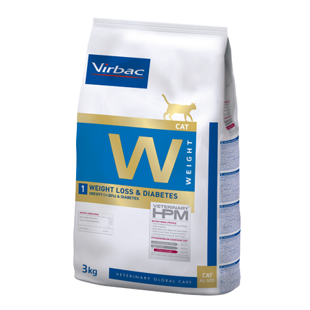 Virbac Veterinary HPM W1 Cat Weight Loss & Diabetes 1,5 kg