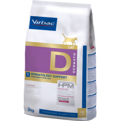 Virbac Veterinary HPM D1 Cat Dermatology Support 3 kg