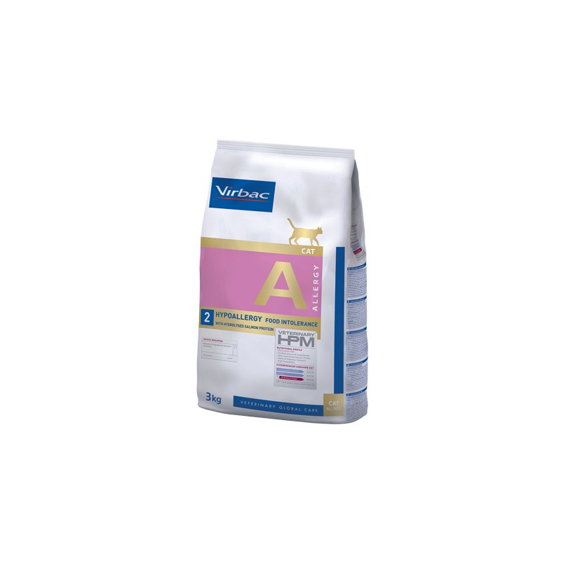 Virbac Veterinary HPM A2 Cat Hypoallergy with Fish 3 kg