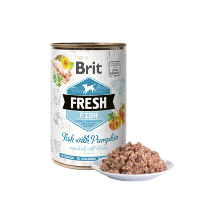 Brit Fresh Dog Fish with Pumpkin | Wet (Lata) 400 g