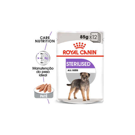 Royal Canin Dog Sterilised | Wet (Saqueta) 12 X 85 g