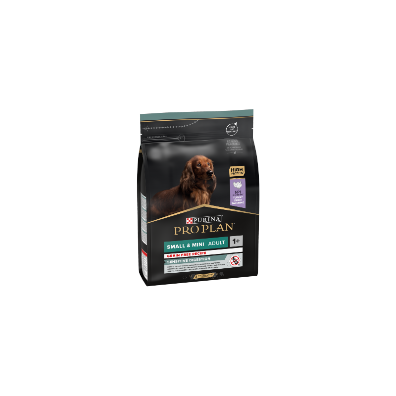 Pro Plan Dog Grain-Free Small & Mini Adult Sensitive Digestion Turkey 2,5 kg