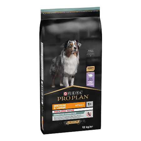 Pro Plan Dog Grain-Free Medium & Large Adult Sensitive Digestion Turkey 2,5 kg