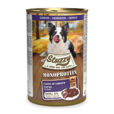 Stuzzy Monoprotein Grain & Gluten Free Dog | Venison | Wet (Lata) 400 g