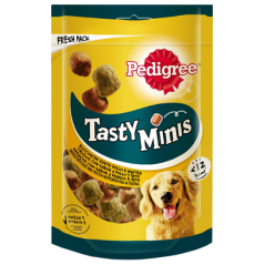 Pedigree Dog Snack Tasty Minis Chewy Cubes  5 X 130 g