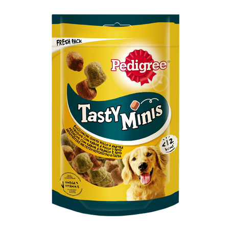 Pedigree Dog Snack Tasty Minis Chewy Cubes  5 X 130 g