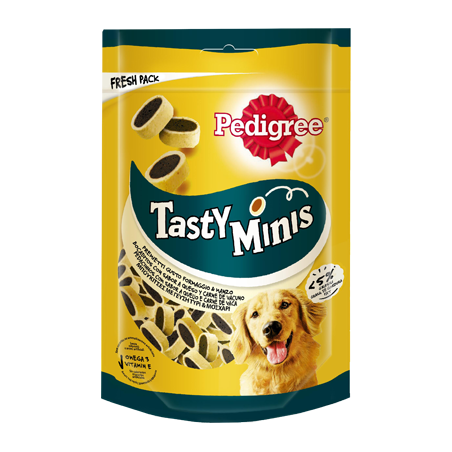 Pedigree Dog Snack Tasty Minis Cheesy Bites 5 X 140 g