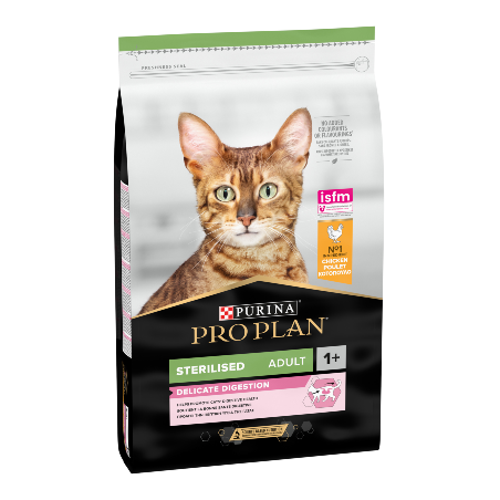 Pro Plan Cat Delicate Digestion Sterilised Adult Chicken 3 kg