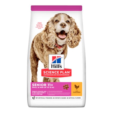 Hills Science Plan Dog Small & Mini Senior 11+ with Chicken 1,5 kg