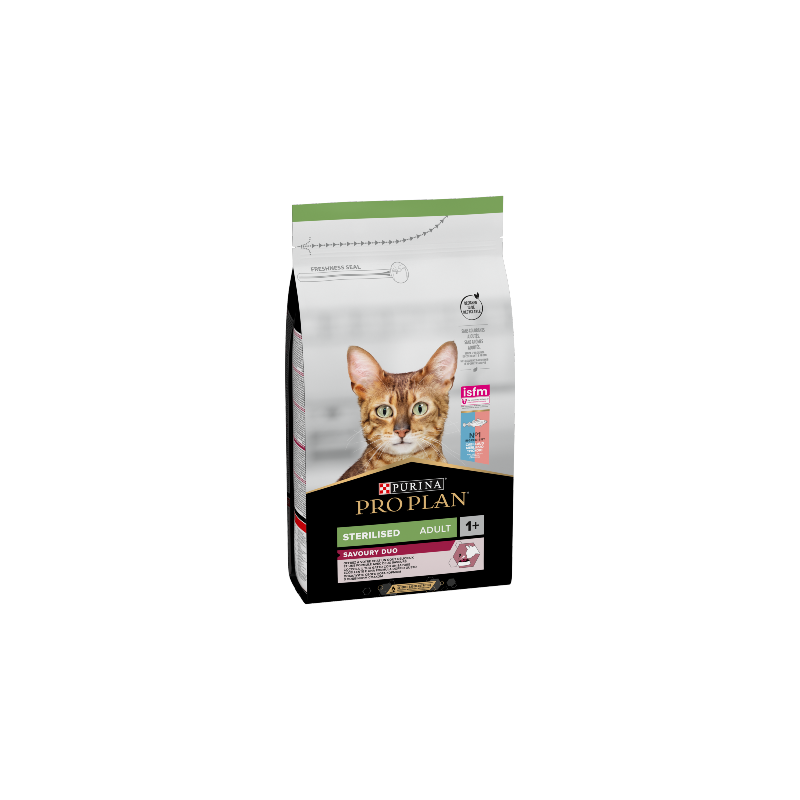 Pro Plan Cat Savoury Duo Sterilised Adult CodFish & Trout 1,5 kg