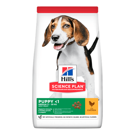 Hills Science Plan Medium Puppy with Chicken 2,5 kg