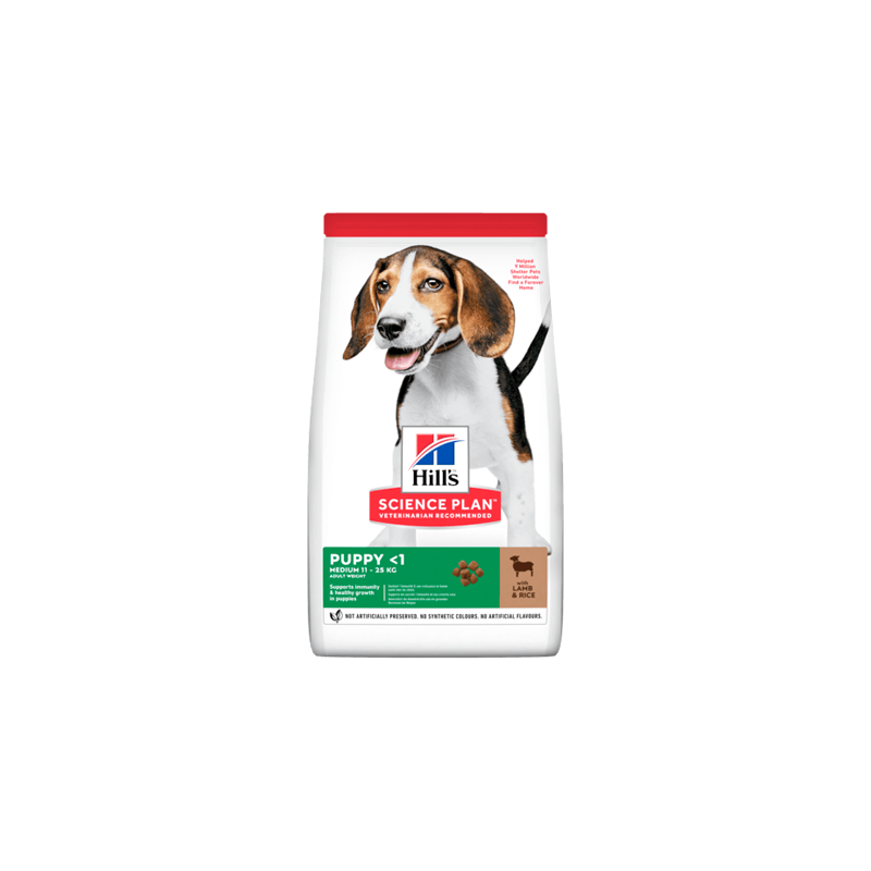 Hills Science Plan Medium Puppy with Lamb & Rice 2,5 kg