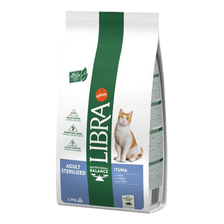 Libra Cat Sterilized Tuna & Barley 1,5 kg