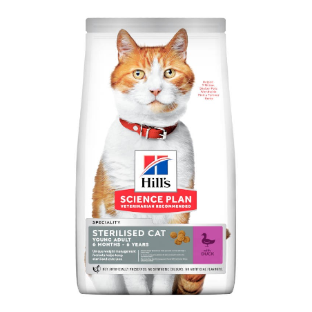 Hills Science Plan Sterilised Cat Adult with Duck 1,5 kg