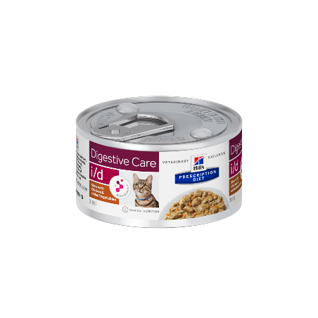 Hills Prescription Diet Feline i/d Stew with Chicken & Vegetables| Wet (Lata) 12 X 82 g