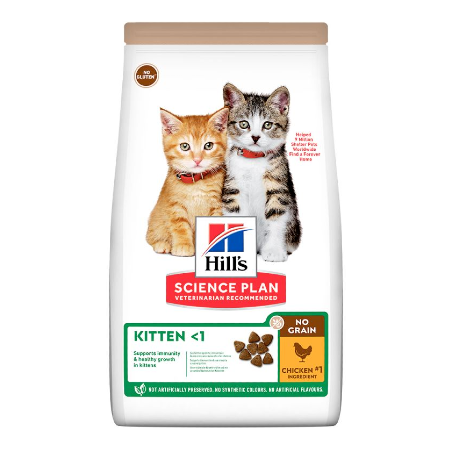 Hills Science Plan Cat Kitten No Grain with Chicken 1,5 kg