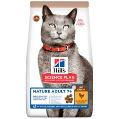 Hills Science Plan Cat Mature Adult 7 + No Grain with Chicken 1,5 kg