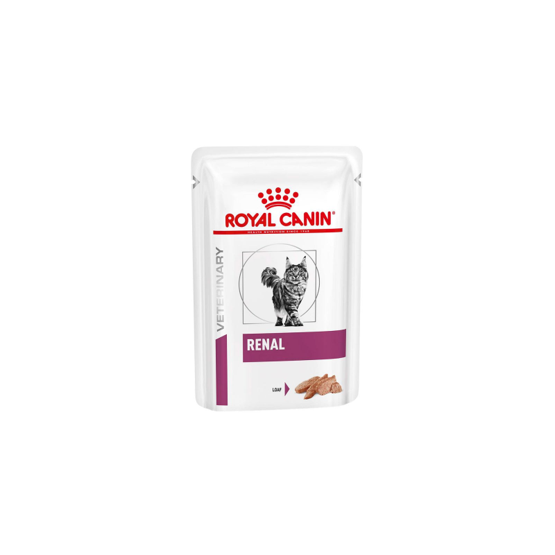 Royal Canin Vet Renal Feline Loaf | Wet (Saqueta) 12 X 85 g