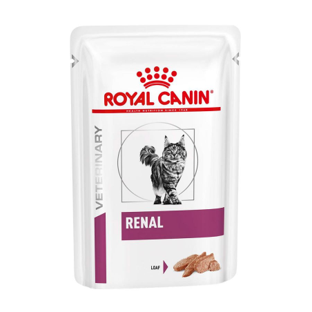 Royal Canin Vet Renal Feline Loaf | Wet (Saqueta) 12 X 85 g