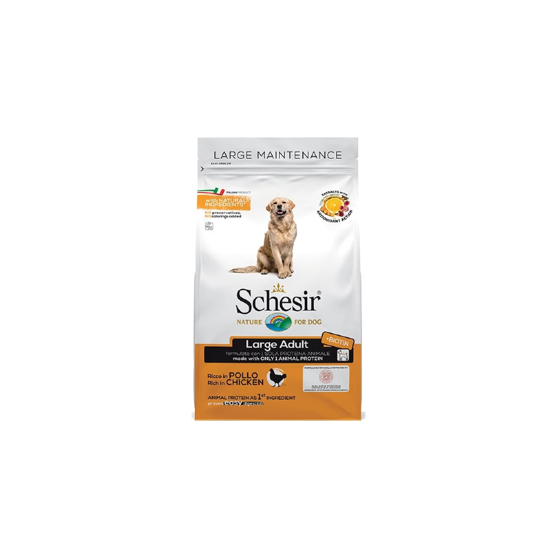 Schesir Dog Large Adult Maintenance with Chicken 12 Kg