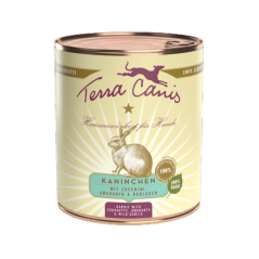 Terra Canis Coelho com Courgette, Amaranto e Alho Selvagem | Wet (Lata) 800 g