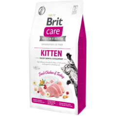 Brit Care Cat Grain Free Kitten Healthy Growth & Development | Turkey & Chicken 400 g