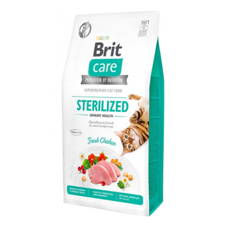 Brit Care Cat Grain Free Sterilized Urinary Health | Chicken & Peas 400 g