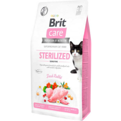 Brit Care Cat Grain Free Sterilized Sensitive | Rabbit & Peas 7 kg