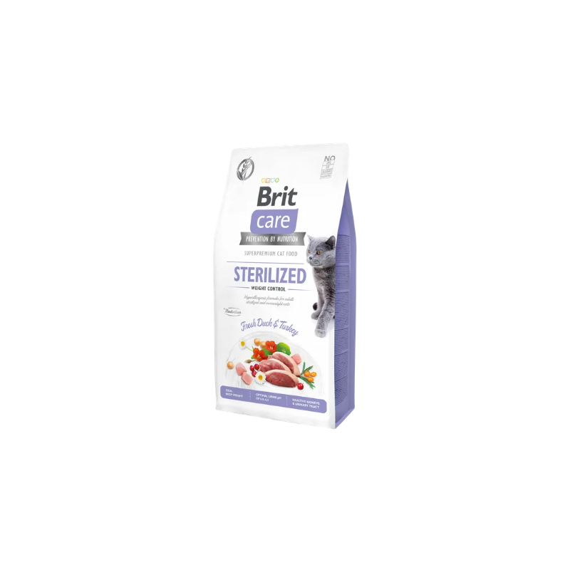 Brit Care Cat Grain Free Sterilized Weight Control | Duck & Turkey 400 g