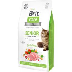 Brit Care Cat Grain Free Senior Weight Control | Chicken & Peas 2 kg